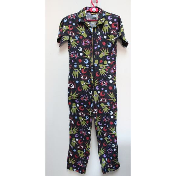 Nooworks Witchy Ways Spooky Halloween Coveralls Size Small